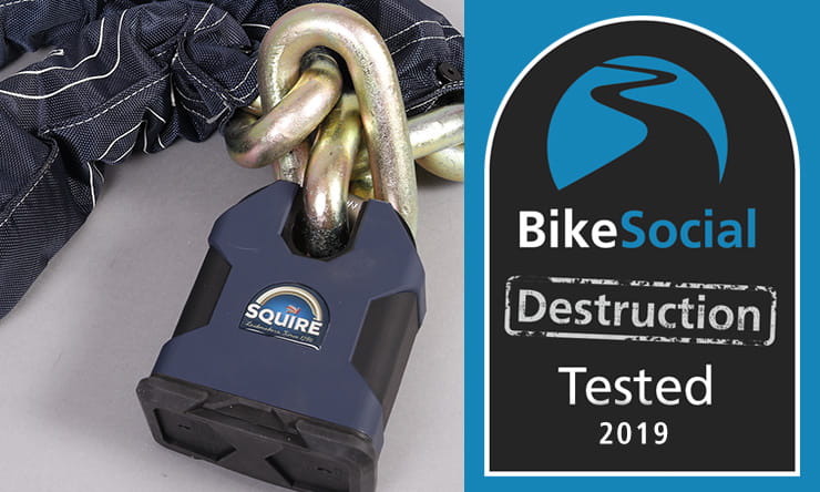 Tested: Squire Behemoth motorcycle chain and lock review